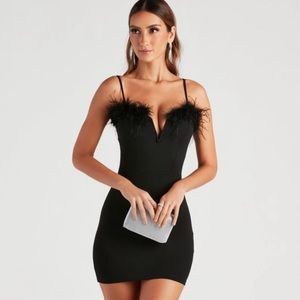 Medium Black Formal Cocktail Windsor Dress